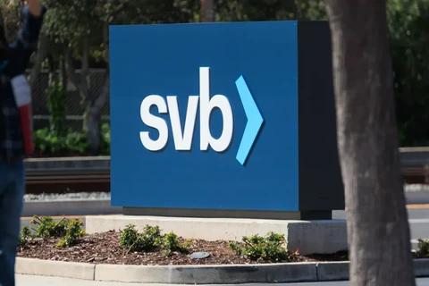 Biển hiệu ngân hàng Silicon Valley Bank. (Ảnh: CNBC)