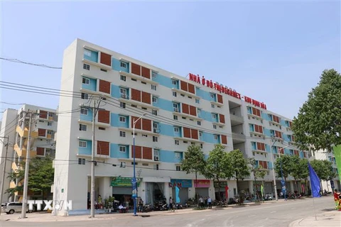 Khu nhà ở xã hội tại phường Định Hòa, thành phố Thủ Dầu Một, tỉnh Bình Dương. (Ảnh: Chí Tưởng/TTXVN)