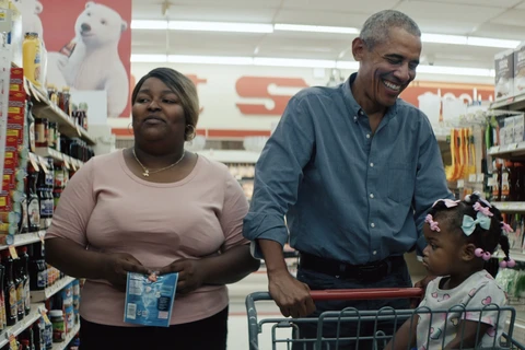 Cựu Tổng thống Mỹ Barack Obama trong loạt phim tài liệu mang tên 'Working: What We Do All Day.' (Nguồn: Netflix)
