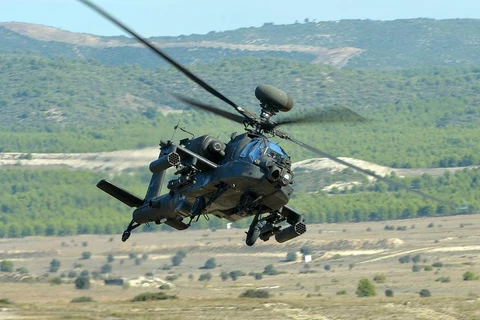 Trực thăng Apache. (Nguồn: Stars and Stripes)