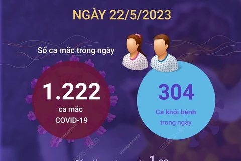 Cập nhật tình hình dịch COVID-19 tại Việt Nam ngày 22/5.