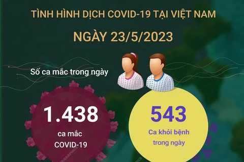 Cập nhật tình hình dịch COVID-19 tại Việt Nam ngày 23/5.