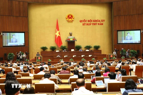 Quang cảnh một phiên họp của Quốc hội. (Nguồn: TTXVN)