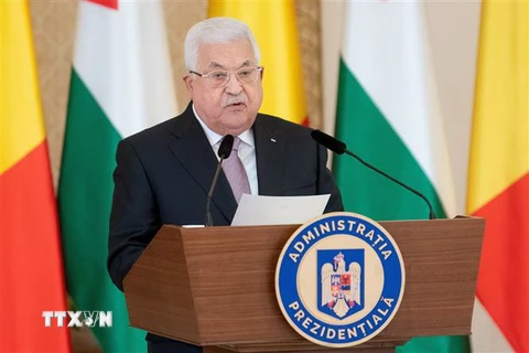 Nhà lãnh đạo Palestine Mahmoud Abbas. (Nguồn: AFP/TTXVN)