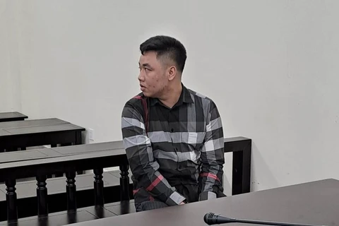 Bị cáo Nguyễn Kiều Hưng tại phiên tòa.