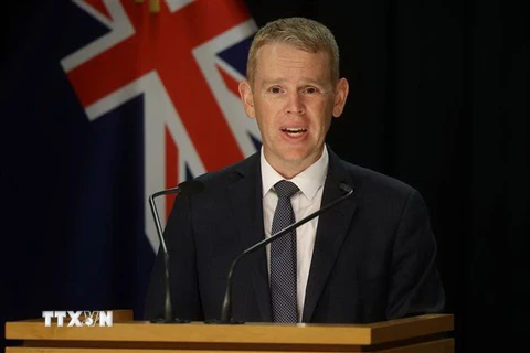 Thủ tướng New Zealand Chris Hipkins. (Nguồn: AFP/TTXVN)