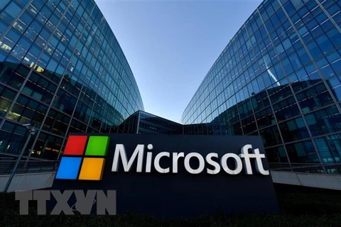 Microsoft rơi vào 'tầm ngắm' của Ủy ban châu Âu. (Ảnh: AFP/TTXVN)