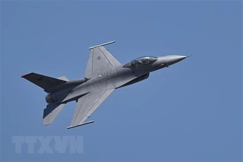 Máy bay chiến đấu F-16. (Ảnh: AFP/TTXVN)