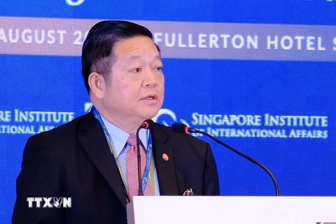 Tổng Thư ký ASEAN Kao Kim Hourn. (Ảnh: Lê Dương/TTXVN)
