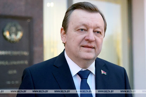 Ngoại trưởng Belarus Sergei Aleinik. (Nguồn: Belta)