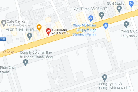 Vị trí Phòng Giao dịch - nơi xảy ra vụ việc. (Nguồn: Google Maps)