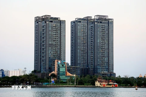 Một khu chung cư ở Khu Đô thị Thủ Thiêm, thành phố Thủ Đức, Thành phố Hồ Chí Minh. (Ảnh minh họa: Hồng Đạt/TTXVN)