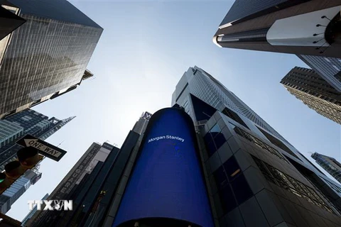 Trụ sở của Morgan Stanley ở New York, Mỹ. (Ảnh: AFP/TTXVN)