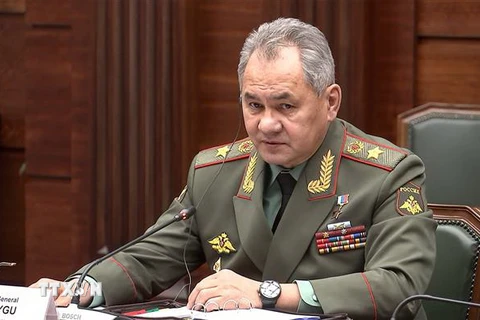 Bộ trưởng Quốc phòng Nga Sergei Shoigu. (Ảnh: AFP/TTXVN)