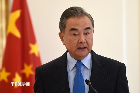 Bộ trưởng Ngoại giao Trung Quốc Vương Nghị. (Nguồn: AFP/TTXVN)