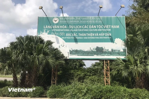 Làng Văn hóa-Du lịch các dân tộc Việt Nam. (Nguồn: Vietnam+)