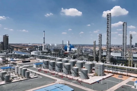 Dự án ethanol chạy bằng than tại thành phố Ngọc Lâm, tỉnh Thiểm Tây, Trung Quốc, (Nguồn: China Media Group)