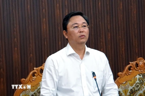 Ông Lê Trí Thanh - Chủ tịch Ủy ban Nhân dân tỉnh Quảng Nam. (Nguồn: TTXVN)
