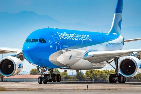 Máy bay của hãng Aerolineas Argentinas. (Nguồn: Rionegro) 