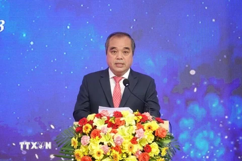 Ông Trần Hoàng Tuấn - Phó Chủ tịch Thường trực Ủy ban Nhân dân tỉnh Quảng Ngãi. (Ảnh: Phạm Cường/TTXVN)