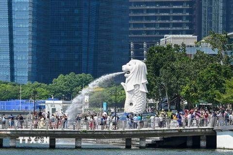 Vịnh Marina ở Singapore. (Ảnh: AFP/TTXVN)