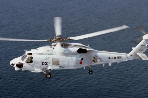 Trực thăng có số hiệu SH-60K. (Nguồn: Kyodo)