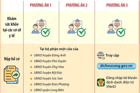 Ba phương án làm thủ tục cấp đổi giấy phép lái xe ở Hà Nội.