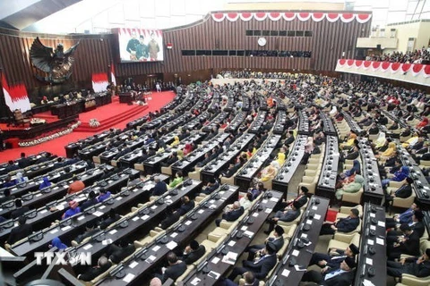 Toàn cảnh phiên họp Quốc hội Indonesia tại Jakarta. (Ảnh: Getty Images/TTXVN)