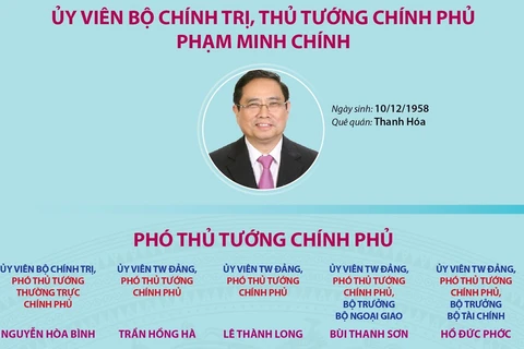 Các thành viên Chính phủ Việt Nam nhiệm kỳ 2021-2026.