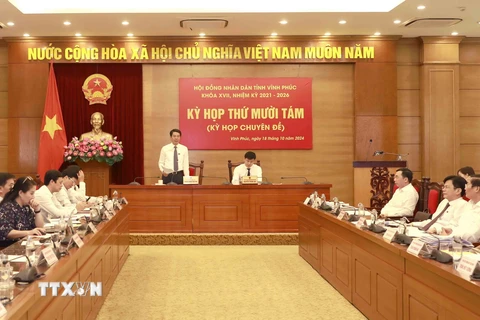 Quang cảnh kỳ họp. (Ảnh: Hoàng Hùng/TTXVN)