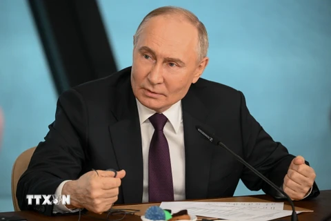 Tổng thống Nga Vladimir Putin. (Ảnh: AA/TTXVN)