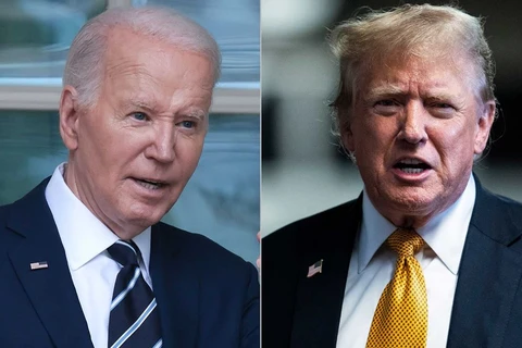 Tổng thống Mỹ Joe Biden (trái) và người tiền nhiệm đồng thời là người kế nhiệm Donald Trump. (Nguồn: Gallup)