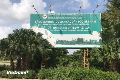 Làng Văn hóa-Du lịch các dân tộc Việt Nam. (Nguồn: Vietnam+)