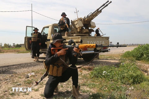 Các lực lượng an ninh Iraq. (Ảnh: AFP/TTXVN)