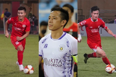 Công an Hà Nội, Hà Nội FC và Viettel được giới chuyên môn đánh giá là những ứng cử viên hàng đầu cho chức vô địch V-League 2023/24. (Ảnh: Việt Anh/Vietnam+)