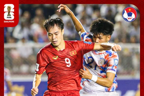 Đội tuyển Việt Nam giành chiến thắng 2-0 trước Philippines ở trận đấu mở màn chiến dịch Vòng loại thứ hai World Cup 2026. (Ảnh: VFF)