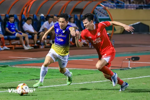 Thể Công-Viettel và Hà Nội FC sẽ có trận 'đại chiến' ở vòng 6 V-League 2023/24. (Ảnh: Việt Anh/Vietnam+)