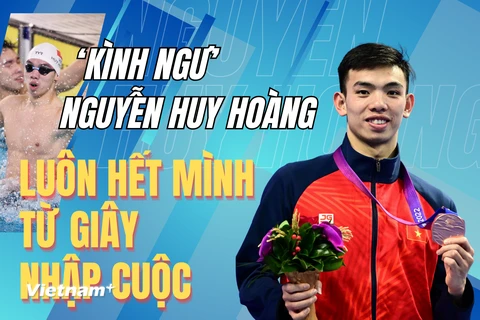 'Kình ngư' Nguyễn Huy Hoàng: 'Luôn hết mình từ giây nhập cuộc'