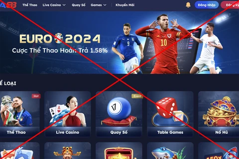 Các website cá độ bóng đá trực tuyến 'mọc lên như nấm' trong mùa EURO 2024. (Ảnh minh họa)