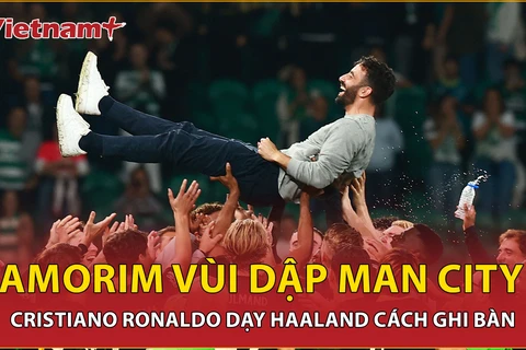 HLV mới của MU vùi dập Man City; Ronaldo 'dạy' Haaland ghi bàn