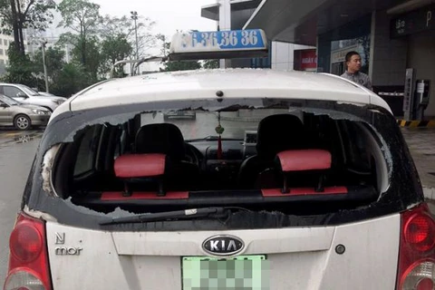 Hà Nội: Bảo vệ Keangnam vô cớ hành hung tài xế taxi 