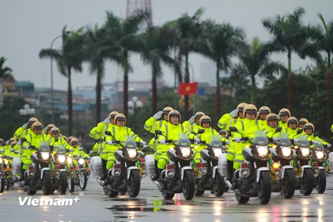 Cảnh sát giao thông Hà Nội quyết tâm đảm bảo cho IPU-132