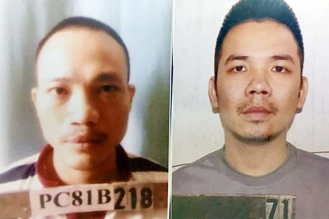 Sau 6 ngày lẩn trốn, cả hai tử tù trốn khỏi trại giam T16 Bộ Công an đã đều bị bắt giữ (Ảnh: Báo CAND)