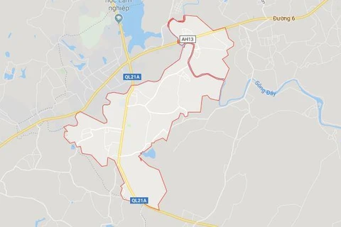 Xã Thủy Xuân Tiên, nơi xảy ra sự việc. (Ảnh: Google Maps) 