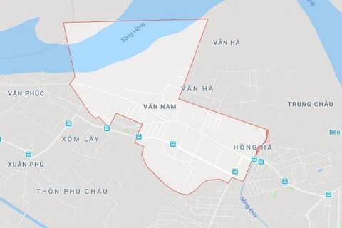 Xã Vân Nam, nơi xảy ra sự việc đau lòng. (Ảnh: Google Maps) 