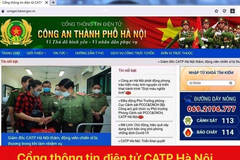 Công an Thành phố khẳng định chỉ sử dụng duy nhất Cổng Thông tin điện tử Công an thành phố Hà Nội với tên miền chính thức là congan.hanoi.gov.vn. 