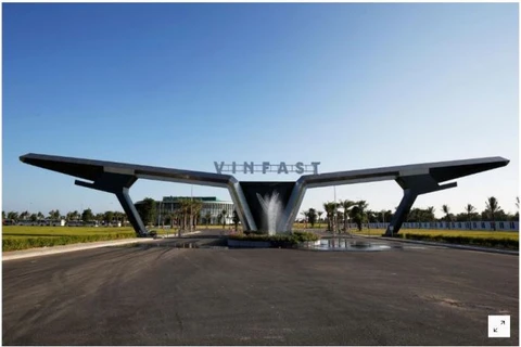 Nhà máy VinFast ở thành phố Hải Phòng, Việt Nam, 25/9/2018. (Ảnh: REUTERS/Kham)