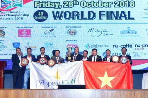  Đội tuyển Golf Việt Nam xuất sắc giành ngôi vô địch WGAC 2018