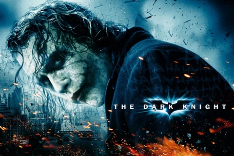 Poster phim The Dark Knight năm 2008. (Nguồn: themoviemontage.wordpress.com)