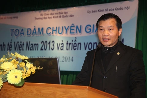 Tiến sỹ Bùi Văn Thạch, Phó Trưởng Ban Kinh tế Trung ương. (Ảnh: Thanh Liêm/Vietnam+)